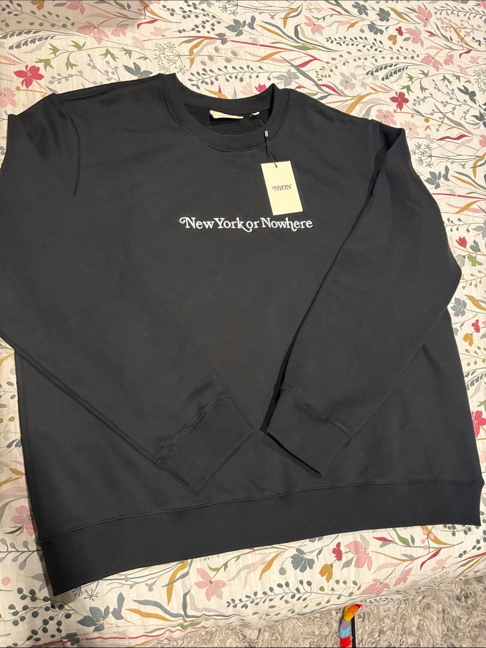 New York or Nowhere Signature Crew Neck Black 2XL